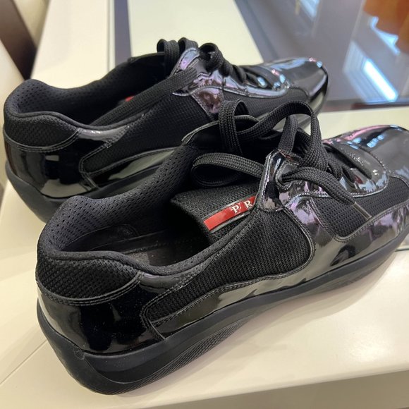 Prada Leather Americas Cup Original Men's Casual Shoes! - Picture 7 of 16